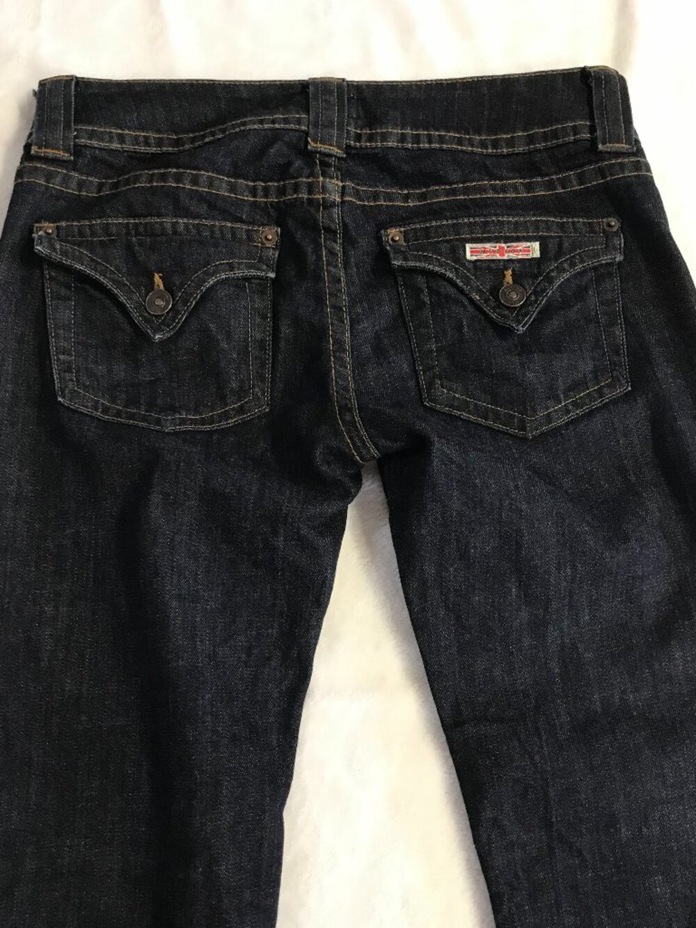 Hudson Jeans Petite Bootcut Dark Wash Stretch Denim Mid Rise 27 - Picture 5 of 12